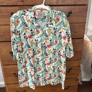 Tommy Bahama Disney button down shirt